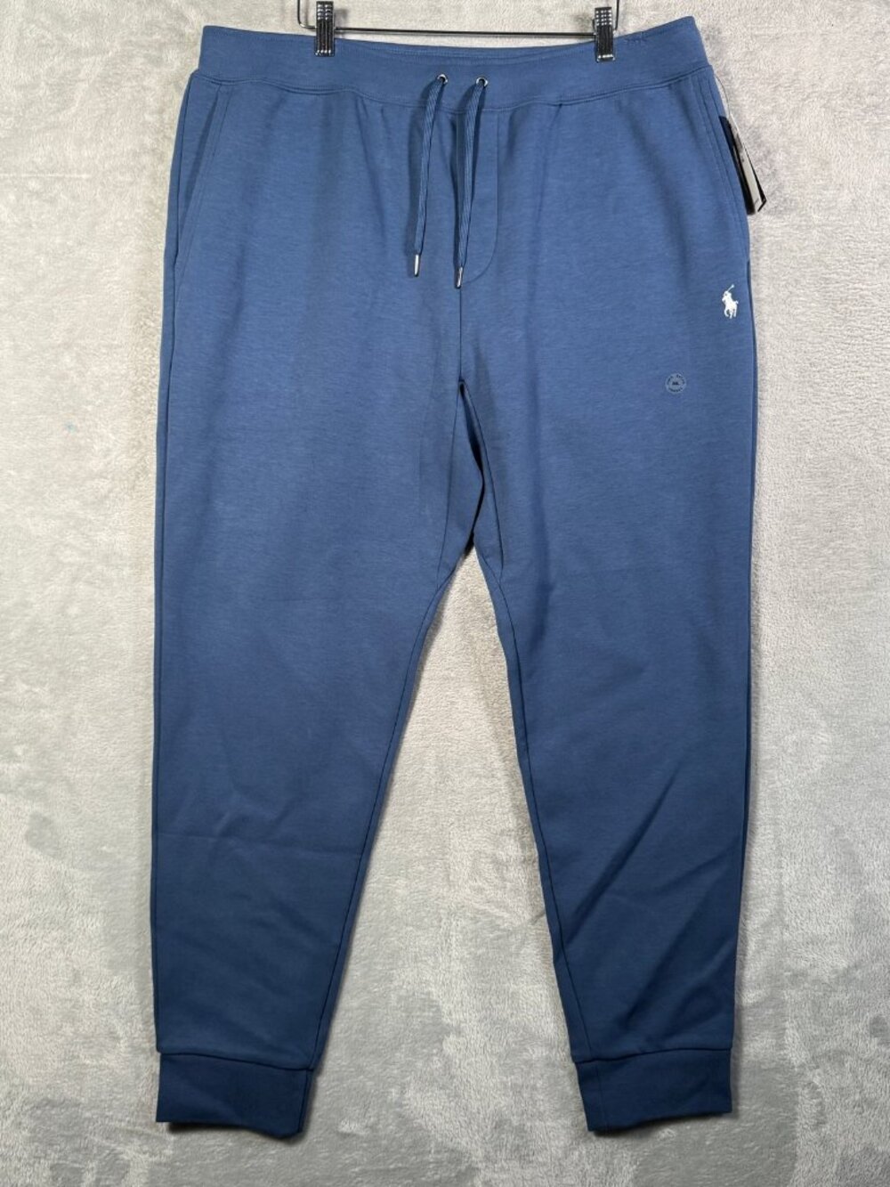 Polo Ralph Lauren Sweatpants Mens XXL Blue Fleece Joggers Double Knit $118